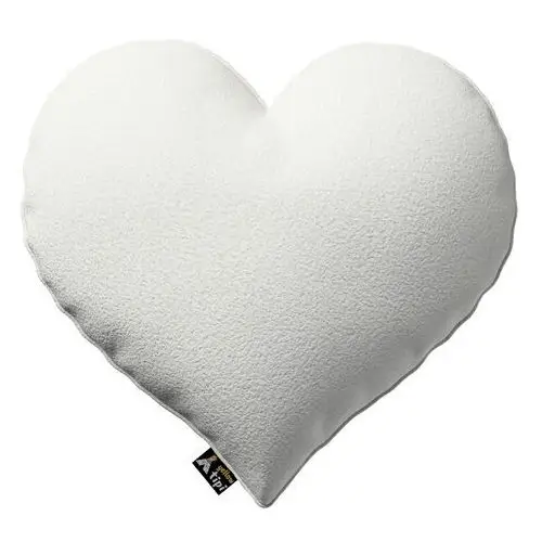 Poduszka Heart of Love, biały, 45x15x45cm, Boucle