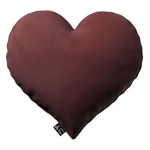 Poduszka Heart of Love, bordowy, 45x15x45cm, Posh Velvet