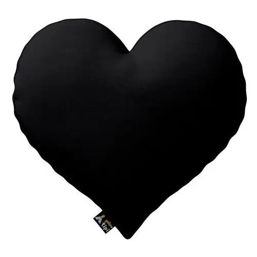 Poduszka Heart of Love, czarny, 45x15x45cm, Rainbow Cream
