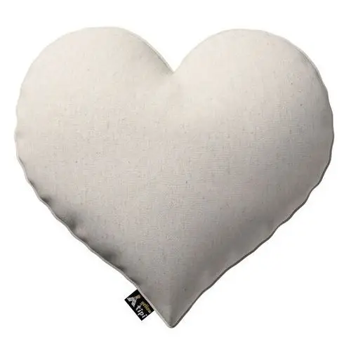 Poduszka Heart of Love, melanż szaro-beżowy, 45x15x45cm, Happiness