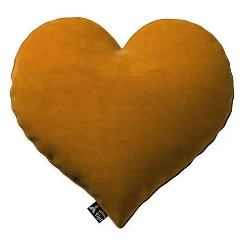 Poduszka Heart of Love, miodowy, 45x15x45cm, Posh Velvet