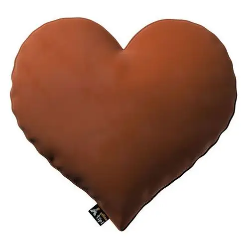 Poduszka Heart of Love, rudy, 45x15x45cm, Posh Velvet