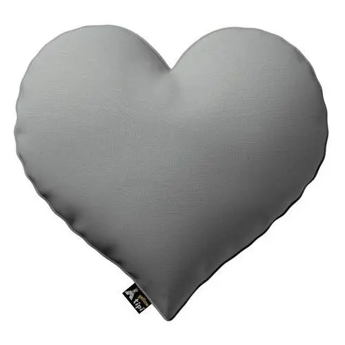 Poduszka Heart of Love, szary, 45x15x45cm, Happiness