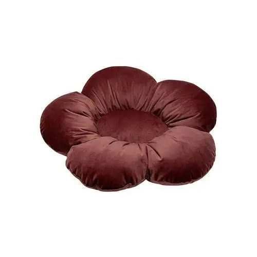 Poduszka kwiatek Mia, bordowy, 45 cm, Posh Velvet