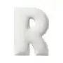 Poduszka literka R, biały, 35x40cm, Boucle Sklep