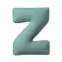 Poduszka literka Z, szara mięta, 35x40cm, Posh Velvet Sklep