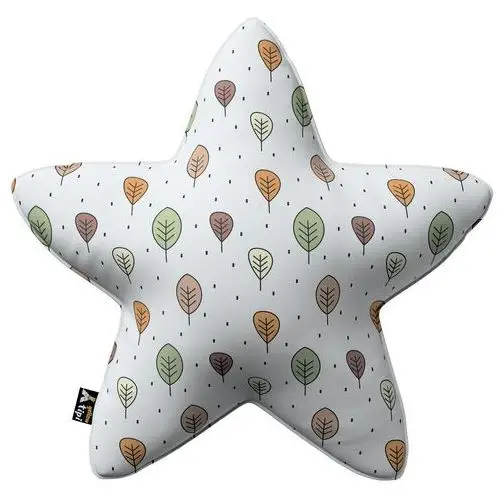 Poduszka Lucky Star, ecru-brązowy, 52x15x52cm, Magic Collection