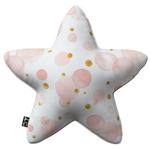 Poduszka Lucky Star, ecru-różowy, 52x15x52cm, Magic Collection