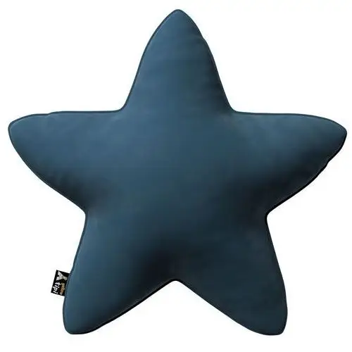 Poduszka Lucky Star, pruski błękit, 52x15x52cm, Posh Velvet