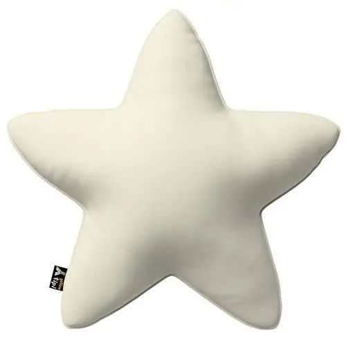 Poduszka Lucky Star, śmietankowa biel, 52x15x52cm, Posh Velvet