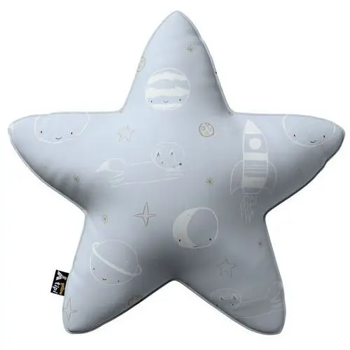 Poduszka Lucky Star, szary, 52x15x52cm, Magic Collection
