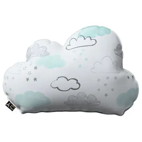 Poduszka Soft Cloud, ecru-niebieski, 55x15x35cm, Magic Collection