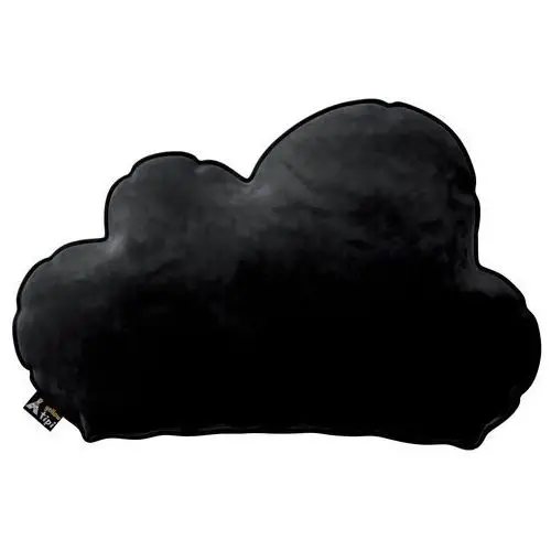 Poduszka Soft Cloud, głęboka czerń, 55x15x35cm, Posh Velvet