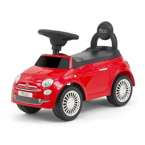 Pojazd auto jeździk pchacz dla dzieci Fiat 500 Czerwony Milly Mally