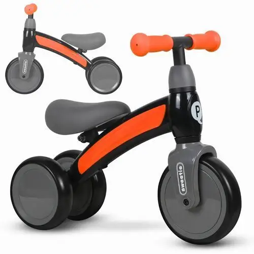 Pojazd Qplay Jeździk dla dzieci Rowerek biegowy Sweetie Pomarańczowy, kolor pomarańczowy