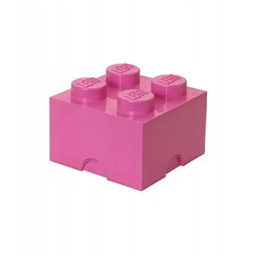 Pojemnik klocek Lego Różowy na klocki zabawki