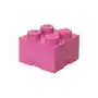 Pojemnik klocek Lego Różowy na klocki zabawki Sklep
