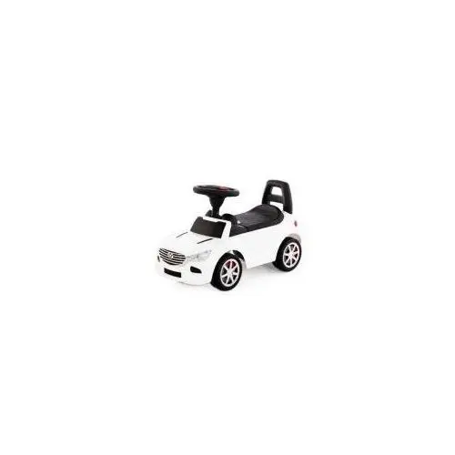 Polesie 84514 Samochód-jeździk SuperCar Nr4 z sygnałem dźwiękowym biały jeździdełko auto pojazd