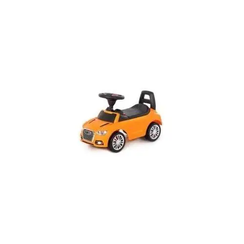 Polesie 84569 Samochód-jeździk SuperCar Nr2 z sygnałem dźwiękowym pomarańczowy jeździdełko auto pojazd