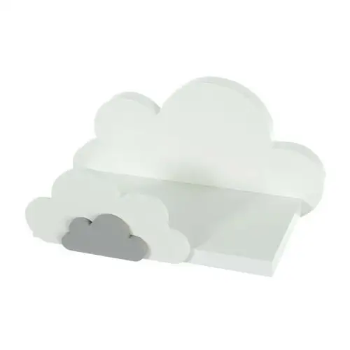 Półka Clouds 29 x15x15 cm grey, 29,5 x 15 x 15 cm