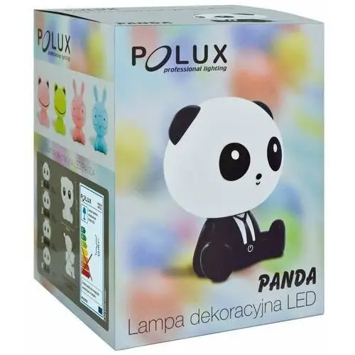 Dziecięca lampka nocna PANDA 327215 Polux LED 2,5W ściemnialna dotykowa biała czarna 4