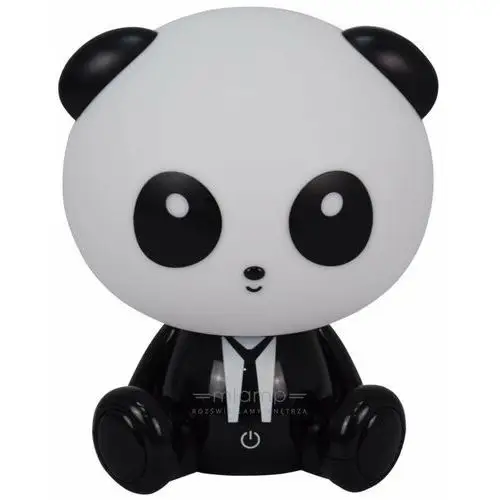 Dziecięca lampka nocna PANDA 327215 Polux LED 2,5W ściemnialna dotykowa biała czarna 5