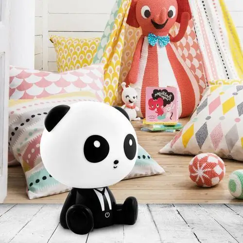 Dziecięca lampka nocna PANDA 327215 Polux LED 2,5W ściemnialna dotykowa biała czarna 3