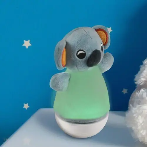 Polux Lampka nocna z funkcją kołysanki koala 326782 dziecięca turkus biała 2