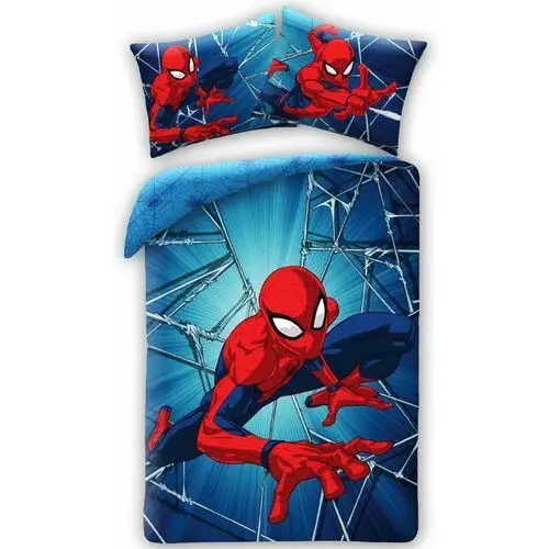 Pościel bawełniana dziecięca Spiderman 140x200 cm Spider-man Marvel