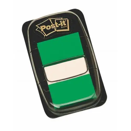 Post-it Zakładki 25 x 43 mm 680-3 zielone 50 kartek