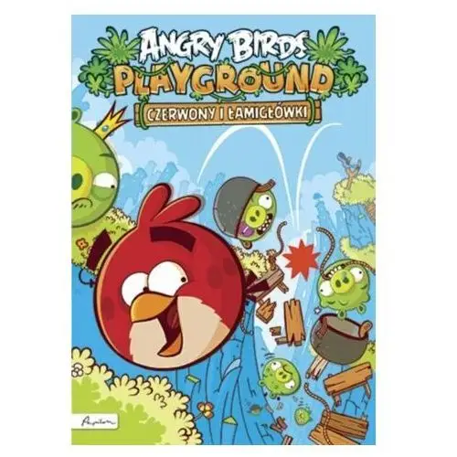 Praca zbiorowa Angry birds. playground. czerwony i łamigłówki. książka z naklejkami