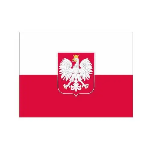 Premiumad Naklejka wodoodporna flaga polski orzeł 30x40 cm