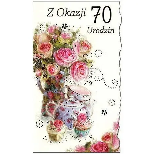 Prestige Kartka na 70 urodziny elegancka a6407-70