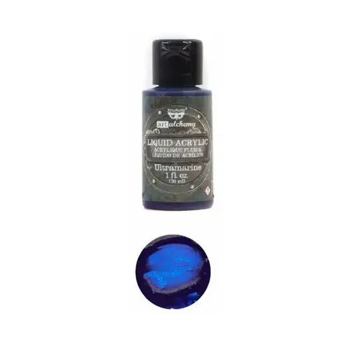 Prima marketing Farba akrylowa finnabair art alchemy - liquid acrylic - ultramarine 30ml