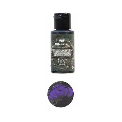 Prima marketing Farba akrylowa finnabair art alchemy - liquid acrylic - purple 30ml