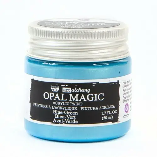 Farba akrylowa Finnabair Art Alchemy - Opal Magic - BLUE-GREEN 50ml
