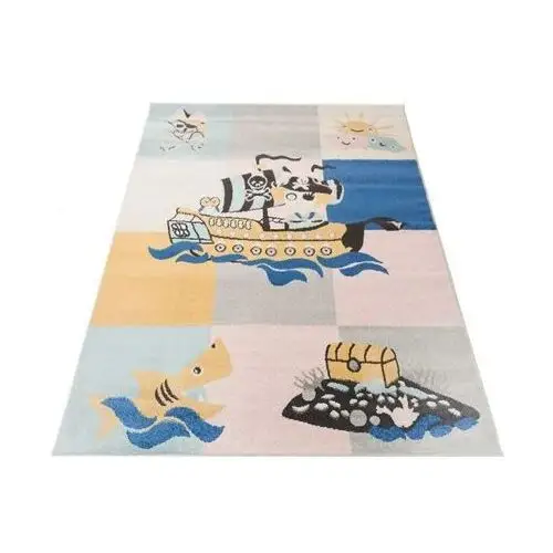 Profeos Prostokątny dywan dziecięcy ze statkami - emolos 5x
