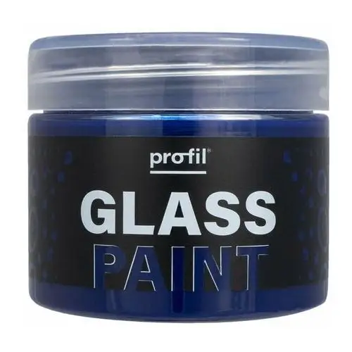 Glass paint 50 ml - granatowa farba do szkła i porcelany - do malowania talerzy, kubków, słoików Profil