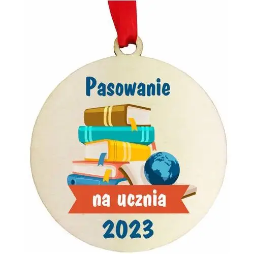 Medal drewniany pasowanie na ucznia przedszkolaka Propaganda