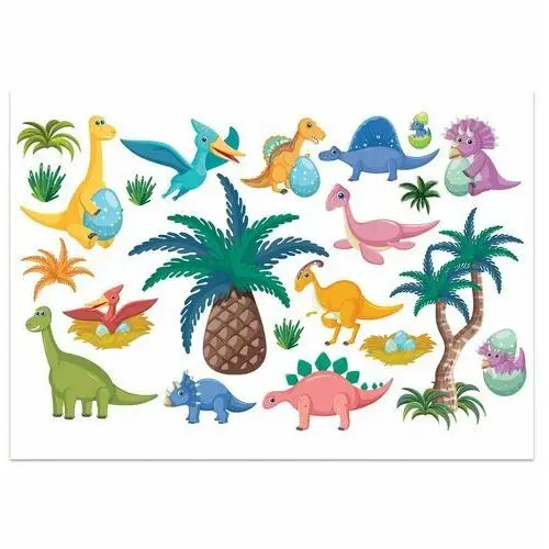 Propaganda Naklejki dinozaur dekoracje postacie a4 z2