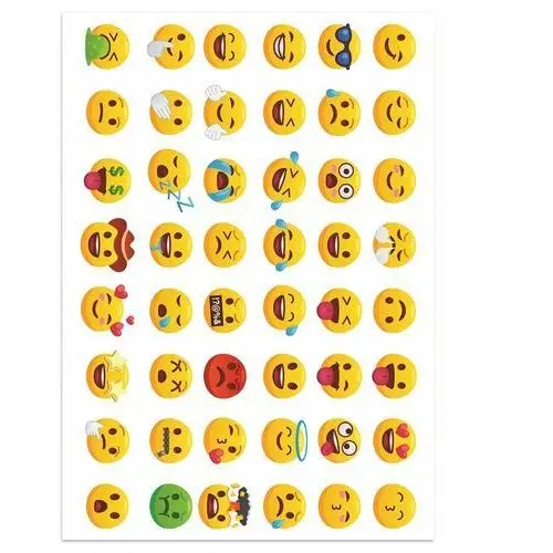 Naklejki Emoji Dekoracje Postacie A4 Z2