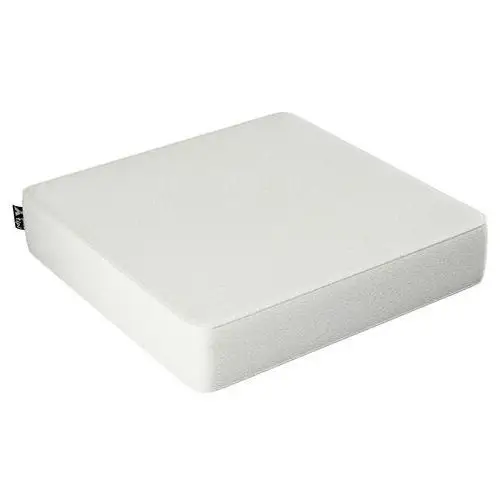 Puf Velvet Square, biały, 50x50x10cm, Boucle