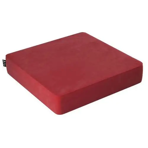 Puf Velvet Square, intensywna czerwień, 50x50x10cm, Posh Velvet