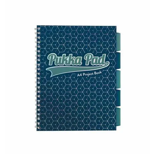 Pukka pad , kołozeszyt w kratkę, a4, glee project book, ciemnoniebieski