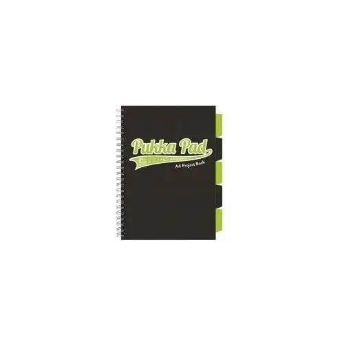 Pukka pad Project book black lime a5/200k kratka czarny