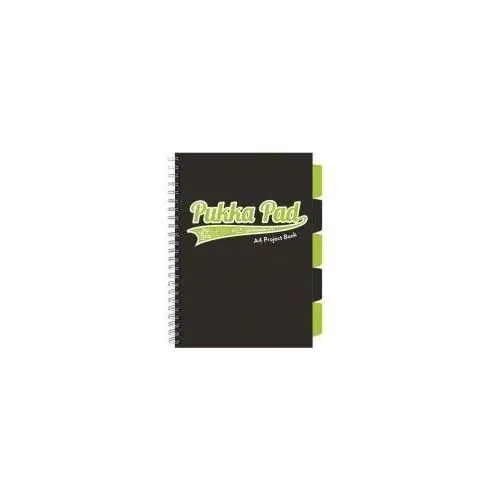 Pukka Project Book Black A5 kratka 100 kartek 3 szt