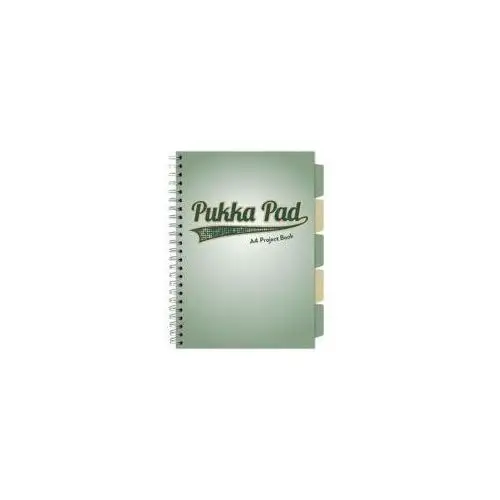 Pukka Project Book Sage A4 kratka 100 kartek 3 szt