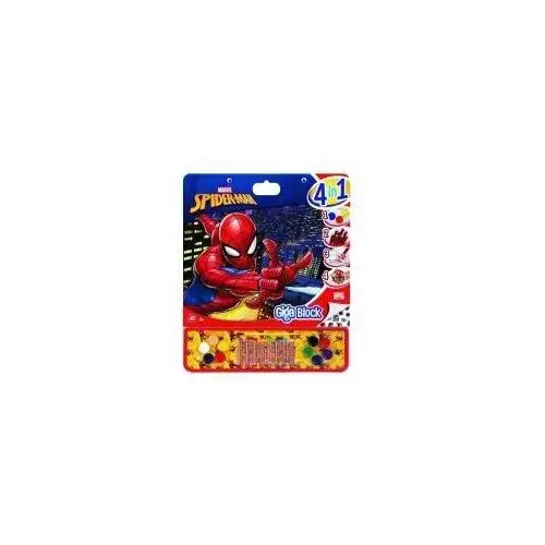 Pulio Giga blok 4w1 zestaw artystyczny kolorowanka spiderman kredki farby
