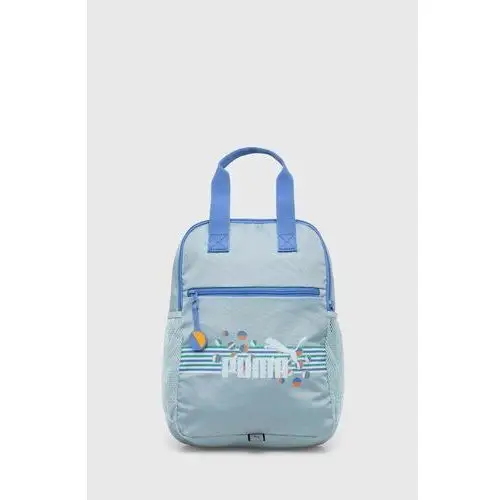 Puma plecak dziecięcy SUMMER CAMP kolor turkusowy mały z nadrukiem