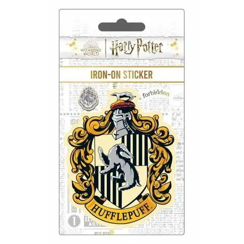 Harry Potter Colourful Crest Hufflepuff - naprasowanka